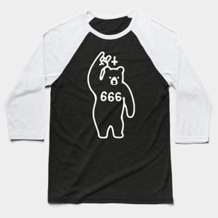 BLACK BEAR METAL Baseball T-Shirt